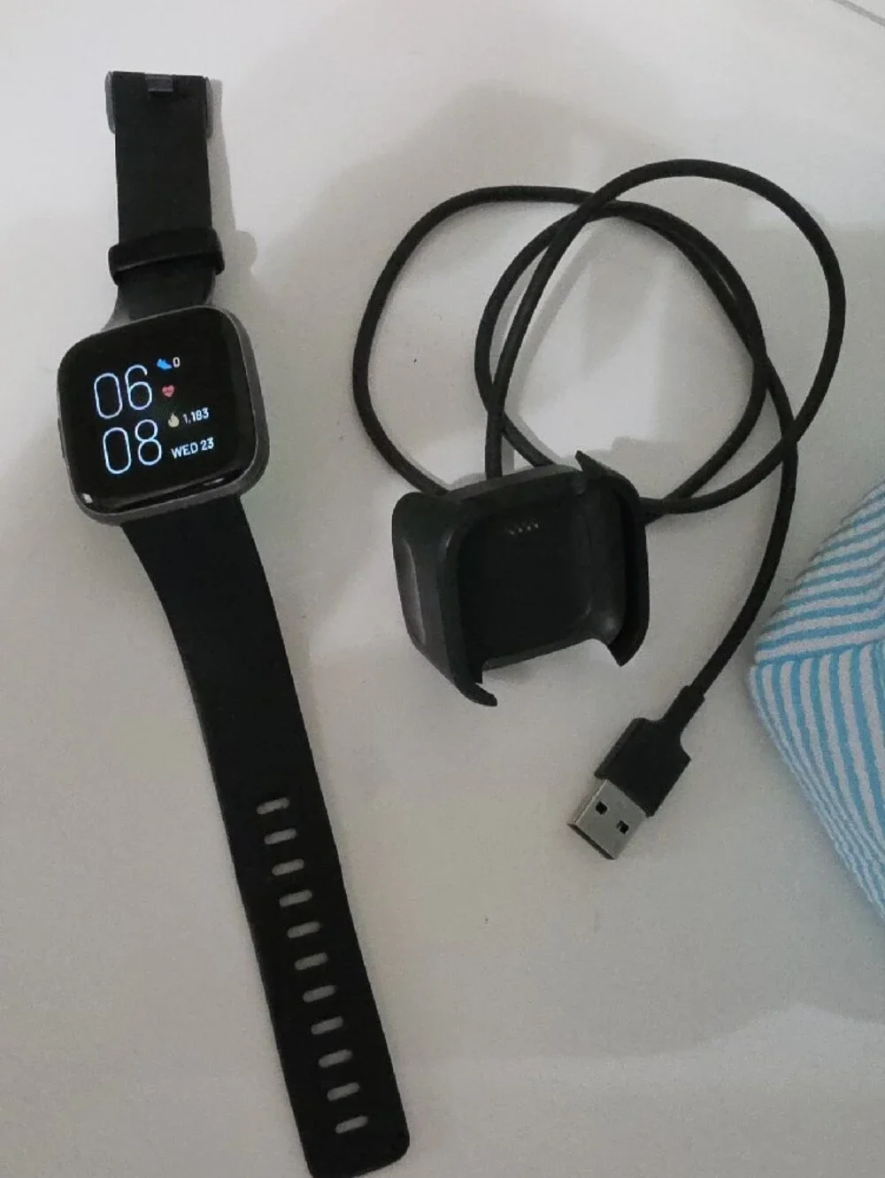 Fitbit Vera 2 Smartwatch with USB Charger - Heart Rate & Activity Tracking